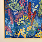 Midnight Grevillea | Pine Frame | 104.5cm X 104.5cm