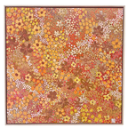 The Autumn Glow | 93cm x 93cm | Framed Natural Timber Oak