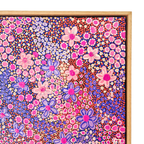 Spring Pink | 38cm x 38cm | Framed Natural Timber Oak
