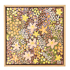 Autumn Honey | 38cm x 38cm | Framed Natural Timber Oak