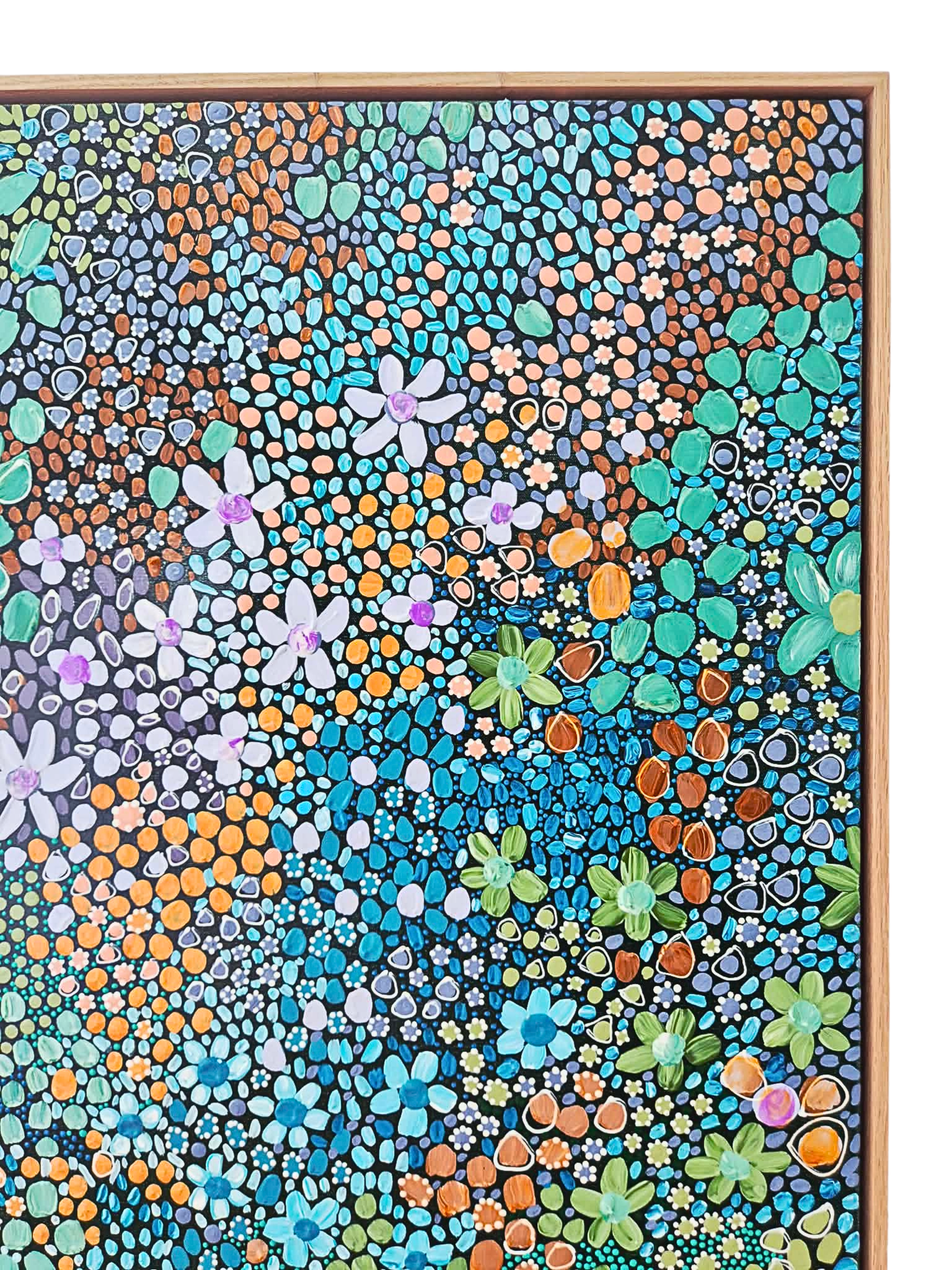 Symphony of Spring | 83cm x 83cm | Framed Natural Timber Oak