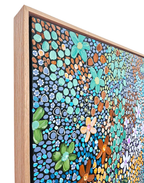 Symphony of Spring | 83cm x 83cm | Framed Natural Timber Oak