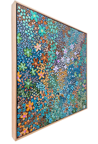 Symphony of Spring | 83cm x 83cm | Framed Natural Timber Oak