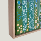 Country Bloom | Natural Oak Frame | 103cm x 103cm