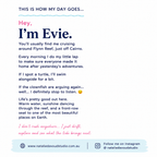 I'm Evie | 32cm x 32cm | Framed