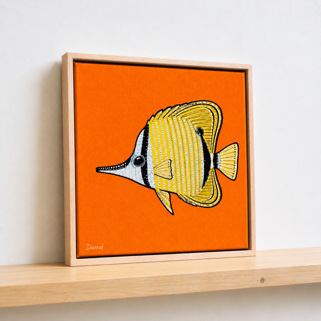 I'm Dash | 32cm x 32cm | Framed
