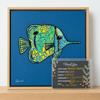 Leo | 32cm x 32cm | Framed
