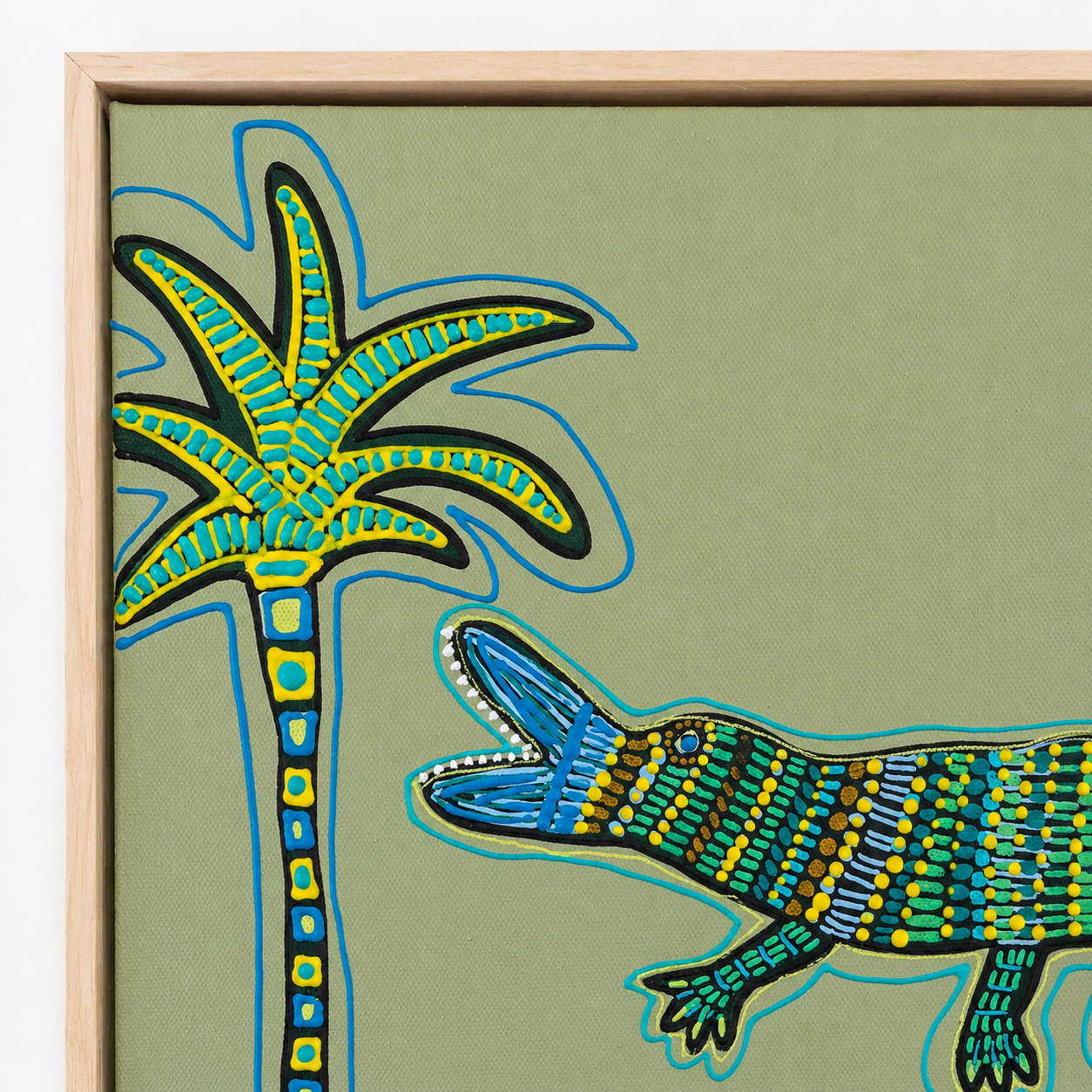 Palm Patrol | 32cm x 32cm | Framed