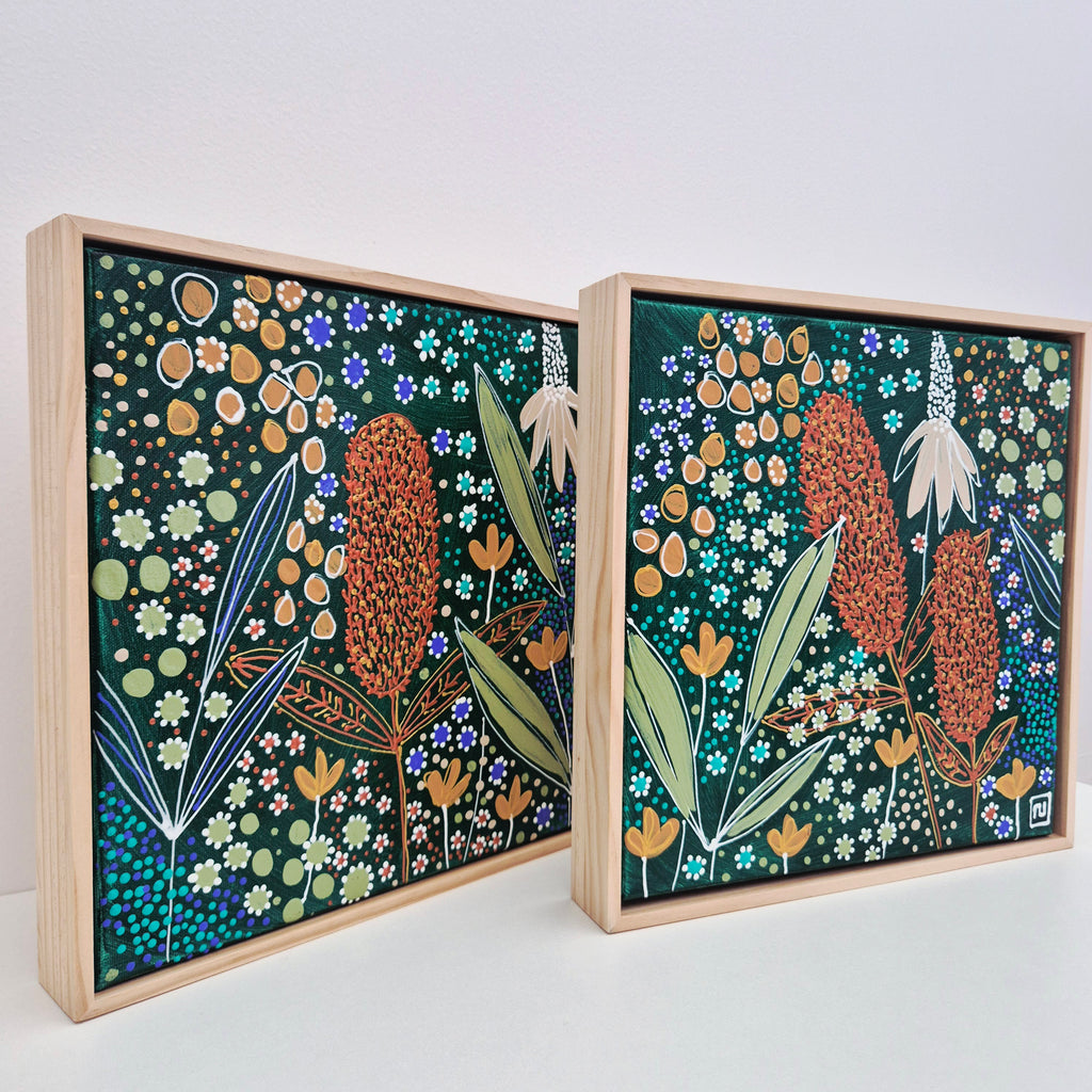 Wild Green Grows - Set | Framed | 32.5cm x 32.5cm