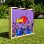 Miss Dotty | 32cm x 32cm | Framed