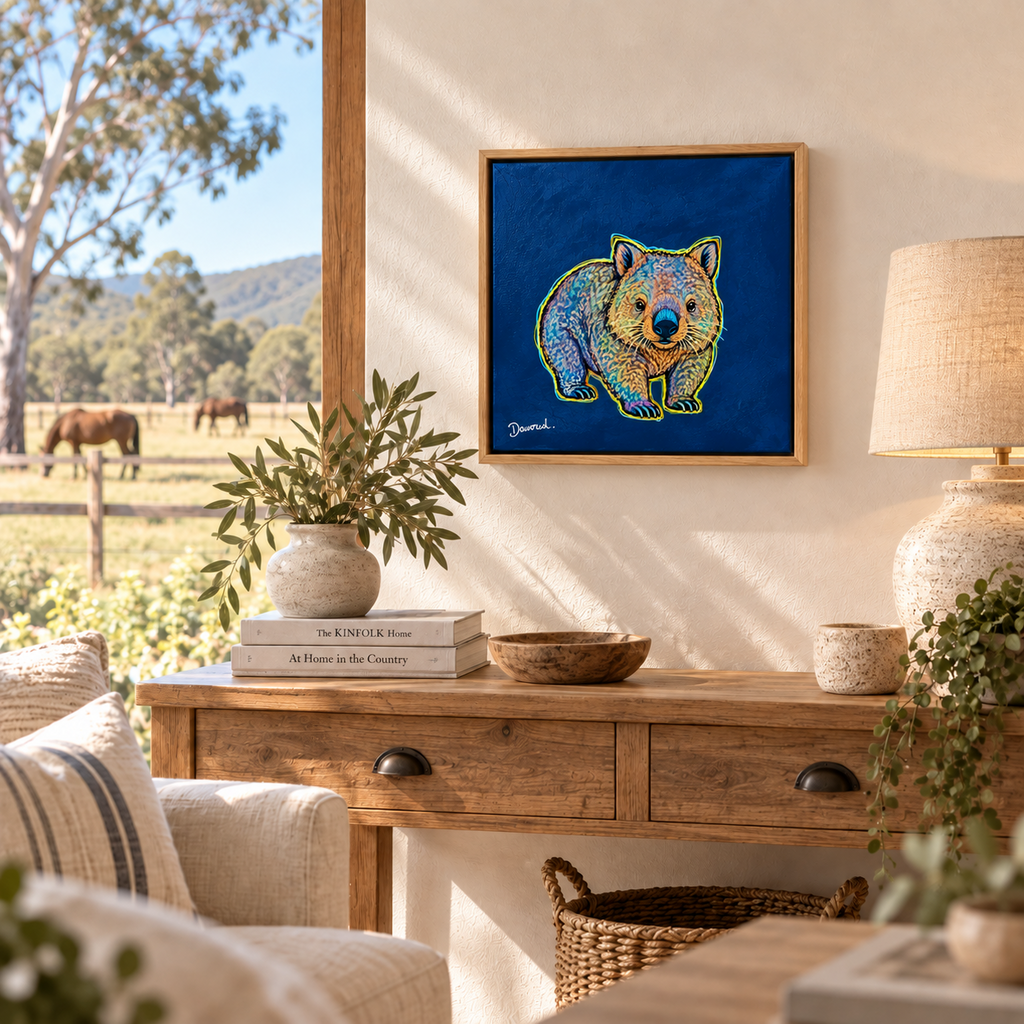 In The Burrows | 32cm x 32cm | Framed