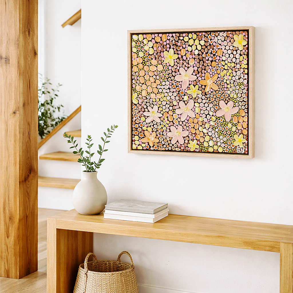 "Autumn Honey"  Framed In Natural Tasmanian Oak