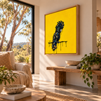 WILD AT HEART | 90cm x 90cm | Framed