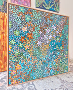 Symphony of Spring | 83cm x 83cm | Framed Natural Timber Oak