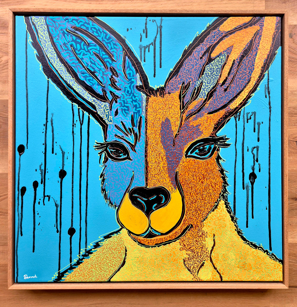 Bush Bound |63cm x 63cm | Framed