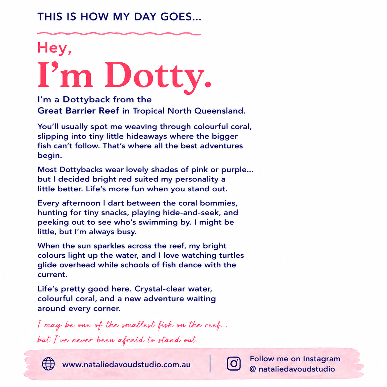 Miss Dotty | 32cm x 32cm | Framed