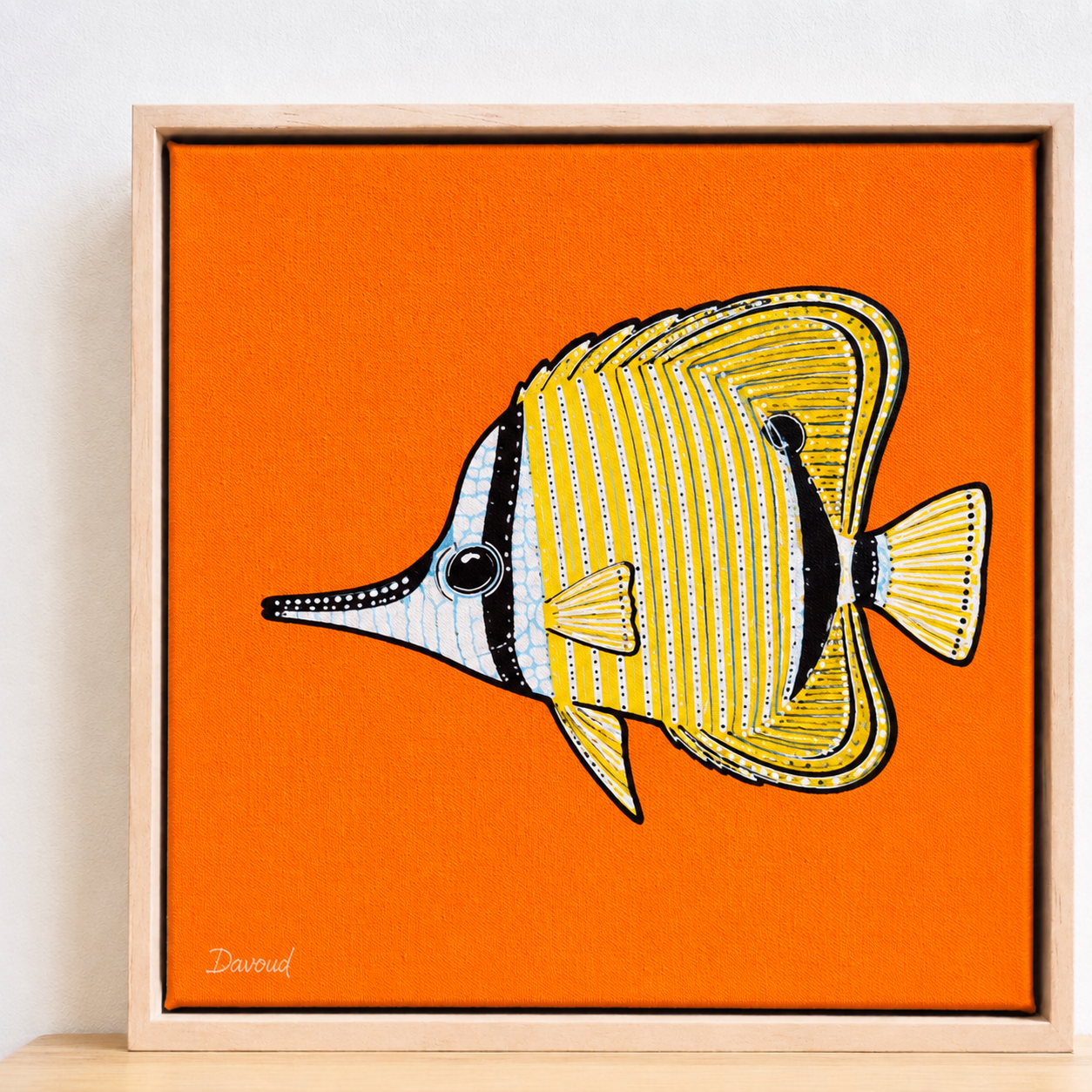 I'm Dash | 32cm x 32cm | Framed