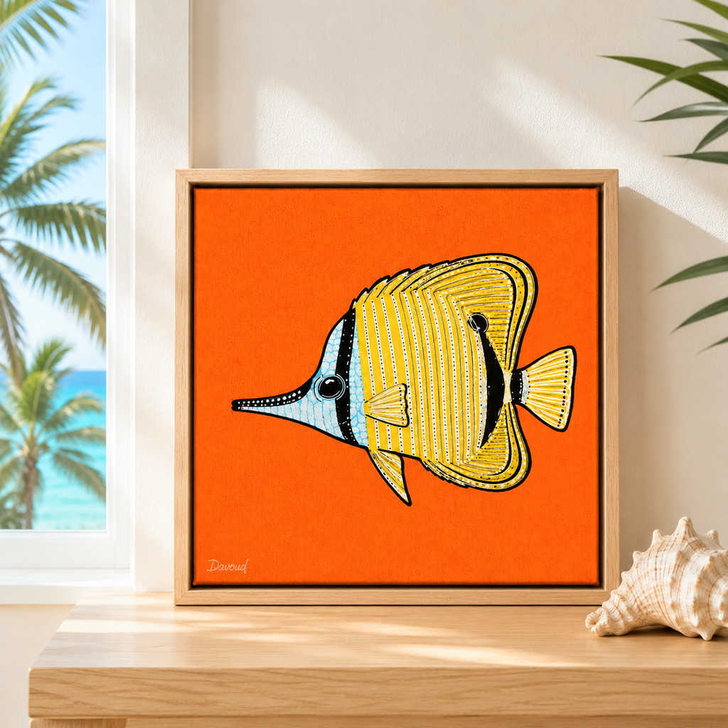I'm Dash | 32cm x 32cm | Framed