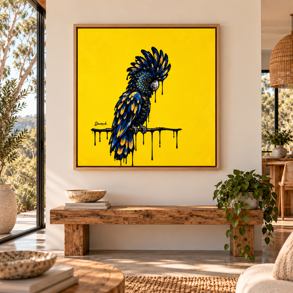 WILD AT HEART | 90cm x 90cm | Framed