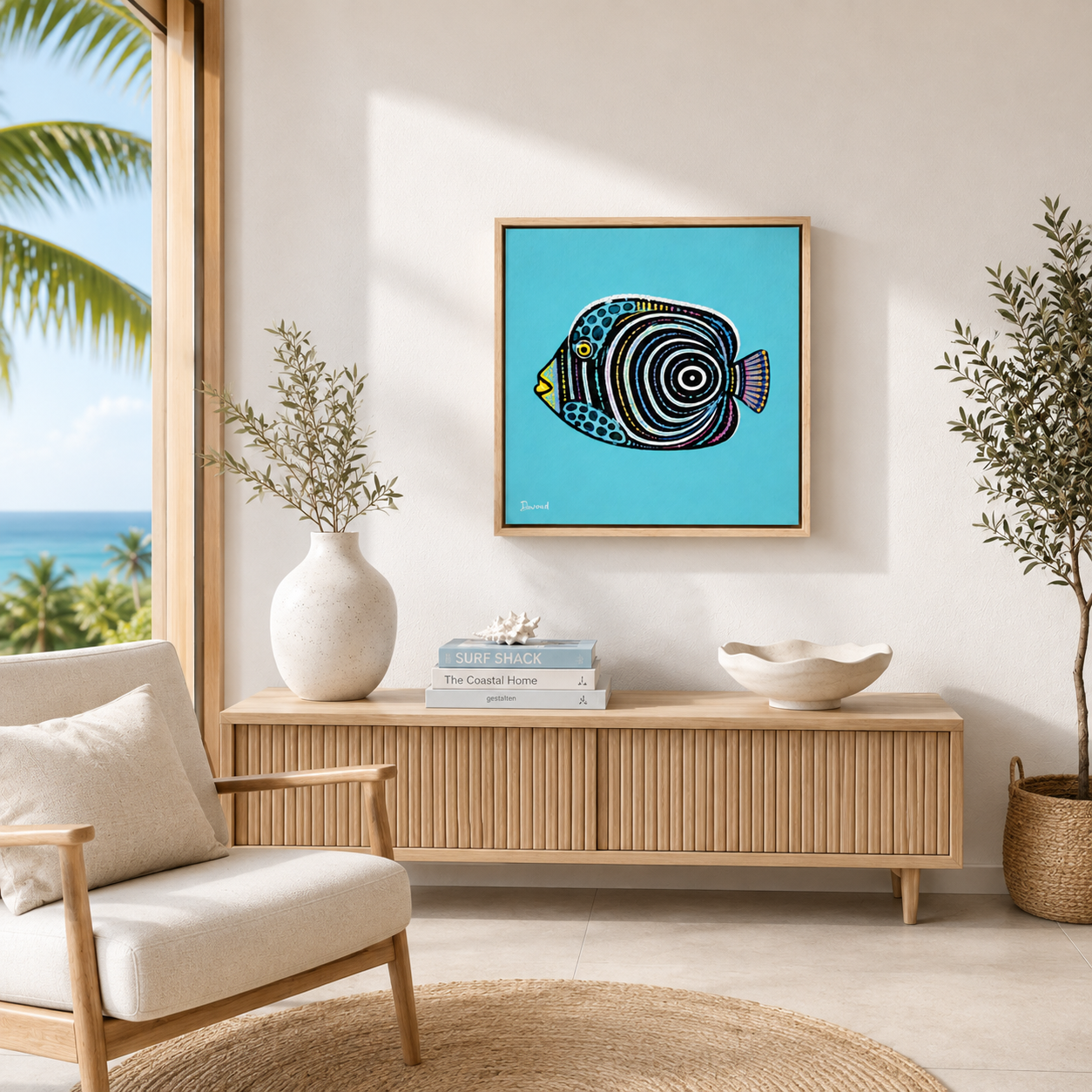 Henry | 42cm x 42cm | Framed