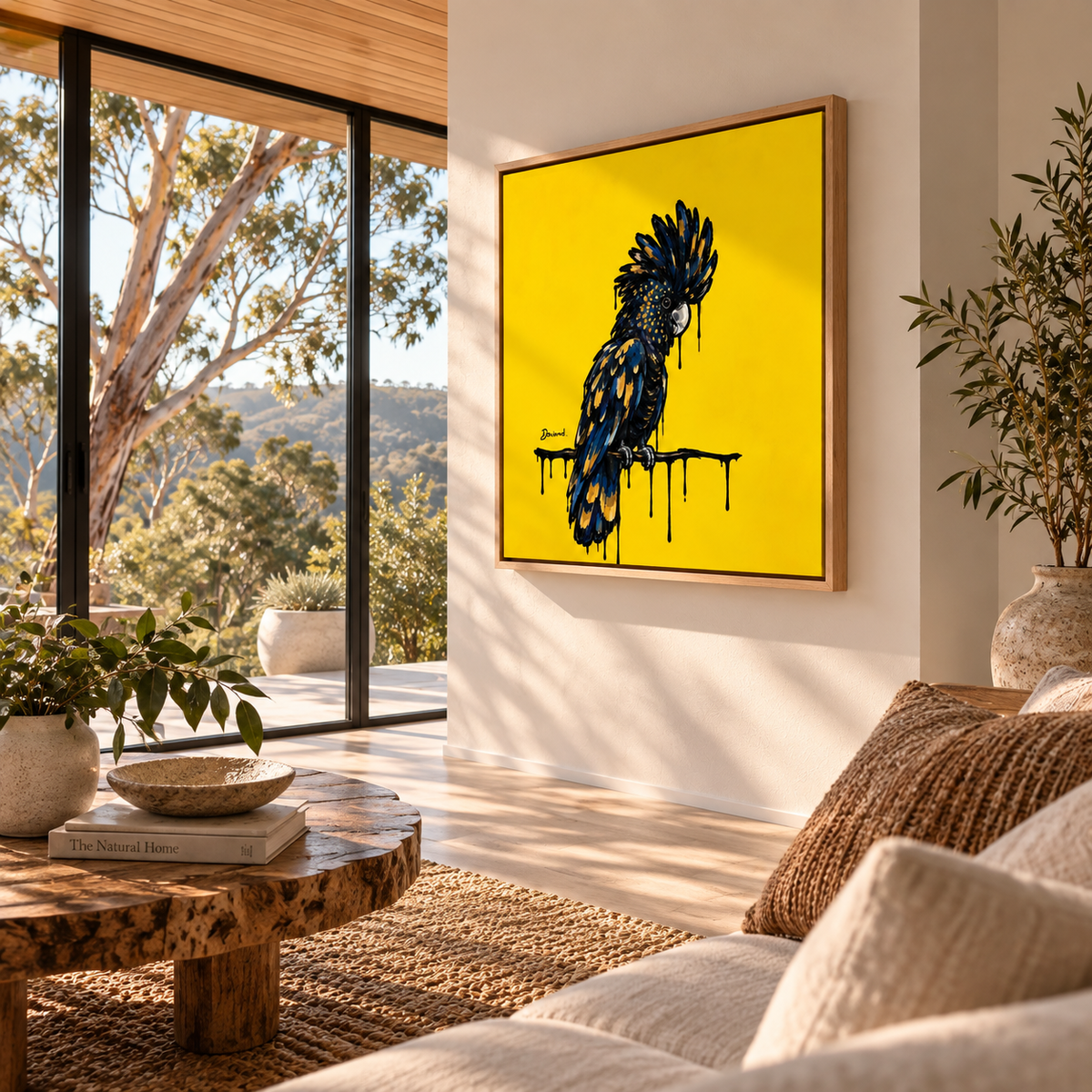 WILD AT HEART | 90cm x 90cm | Framed