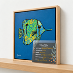 Leo | 32cm x 32cm | Framed
