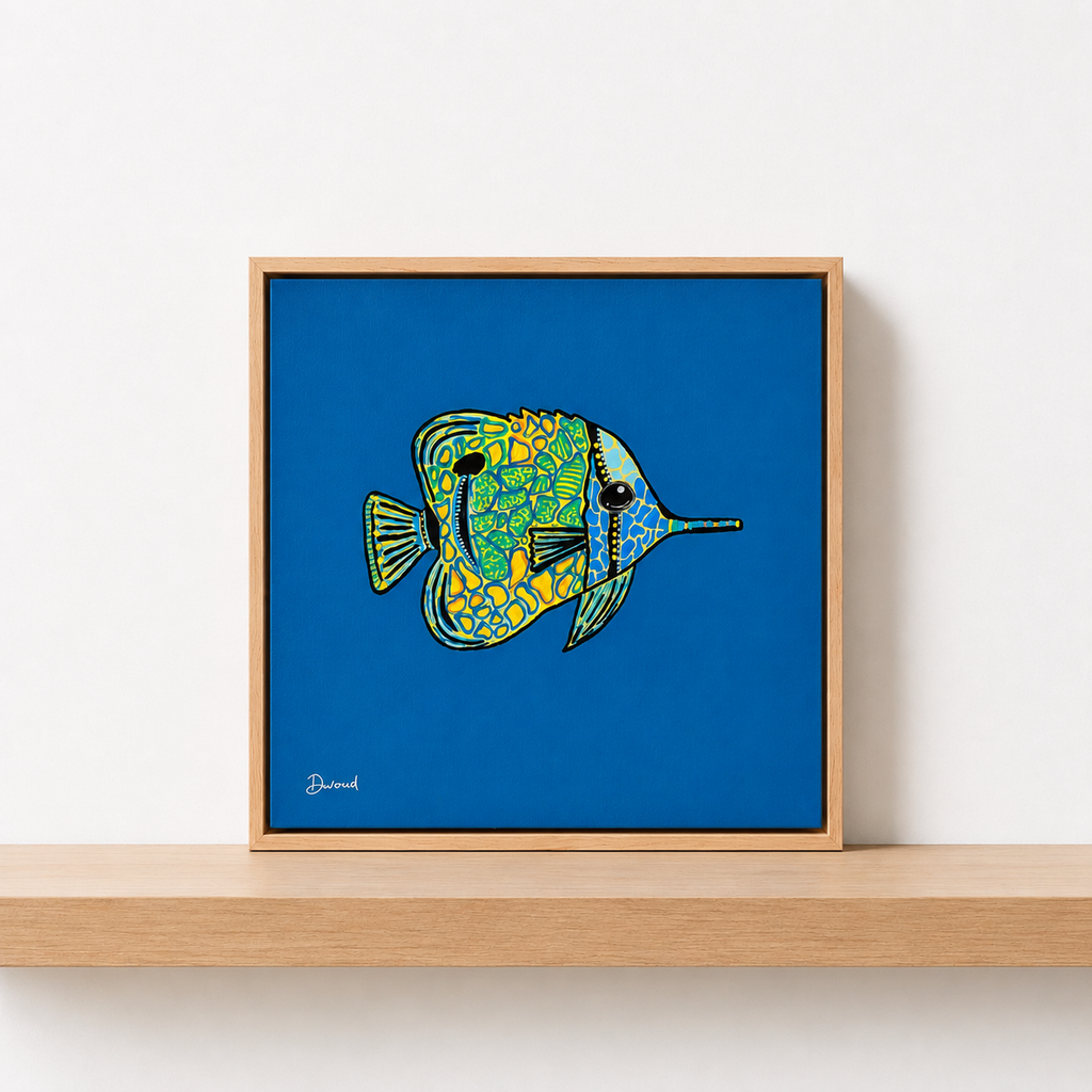 Leo | 32cm x 32cm | Framed