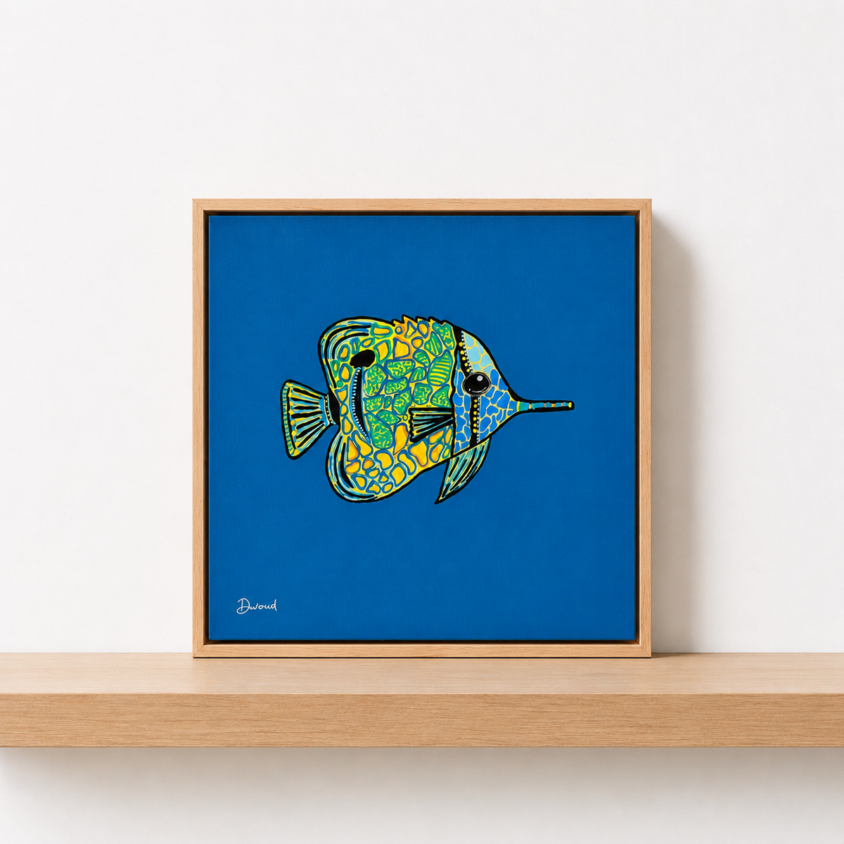 Leo | 32cm x 32cm | Framed
