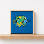 Leo | 32cm x 32cm | Framed
